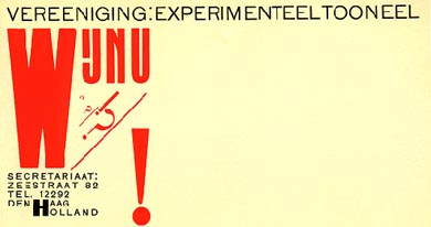 Vereiniging Experimenteel Tooneel Wijnu, 1925