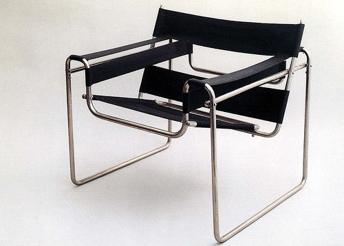 Cadeira de tubo de aço de Marcel Breuer