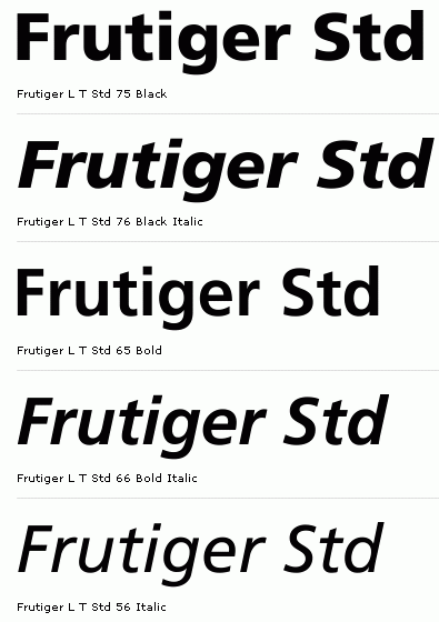Frutiger Bold Font Free